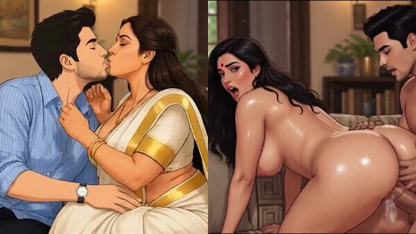 Thumbnail for Sexy Indian bhabhis plans and fucks young studs (AI sex video)