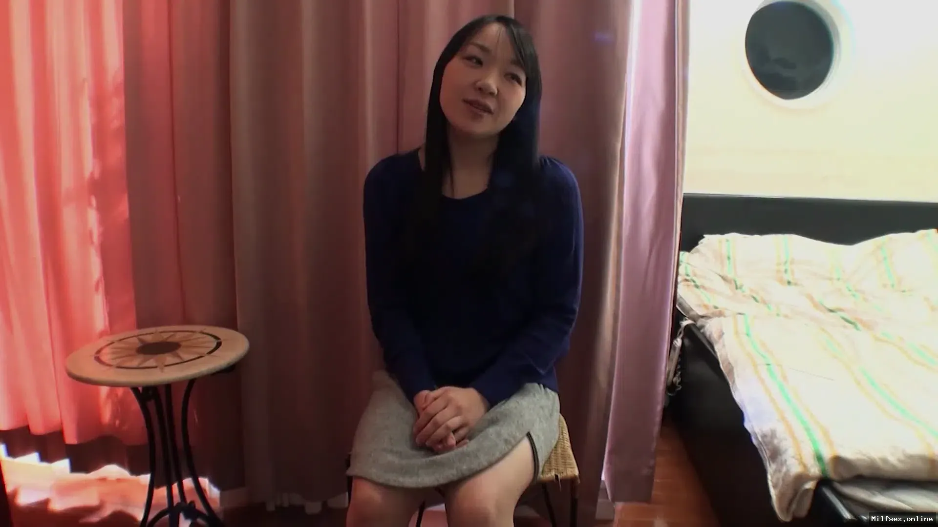 Thumbnail for 
 Japanese Girl Rides Guys Dick 
